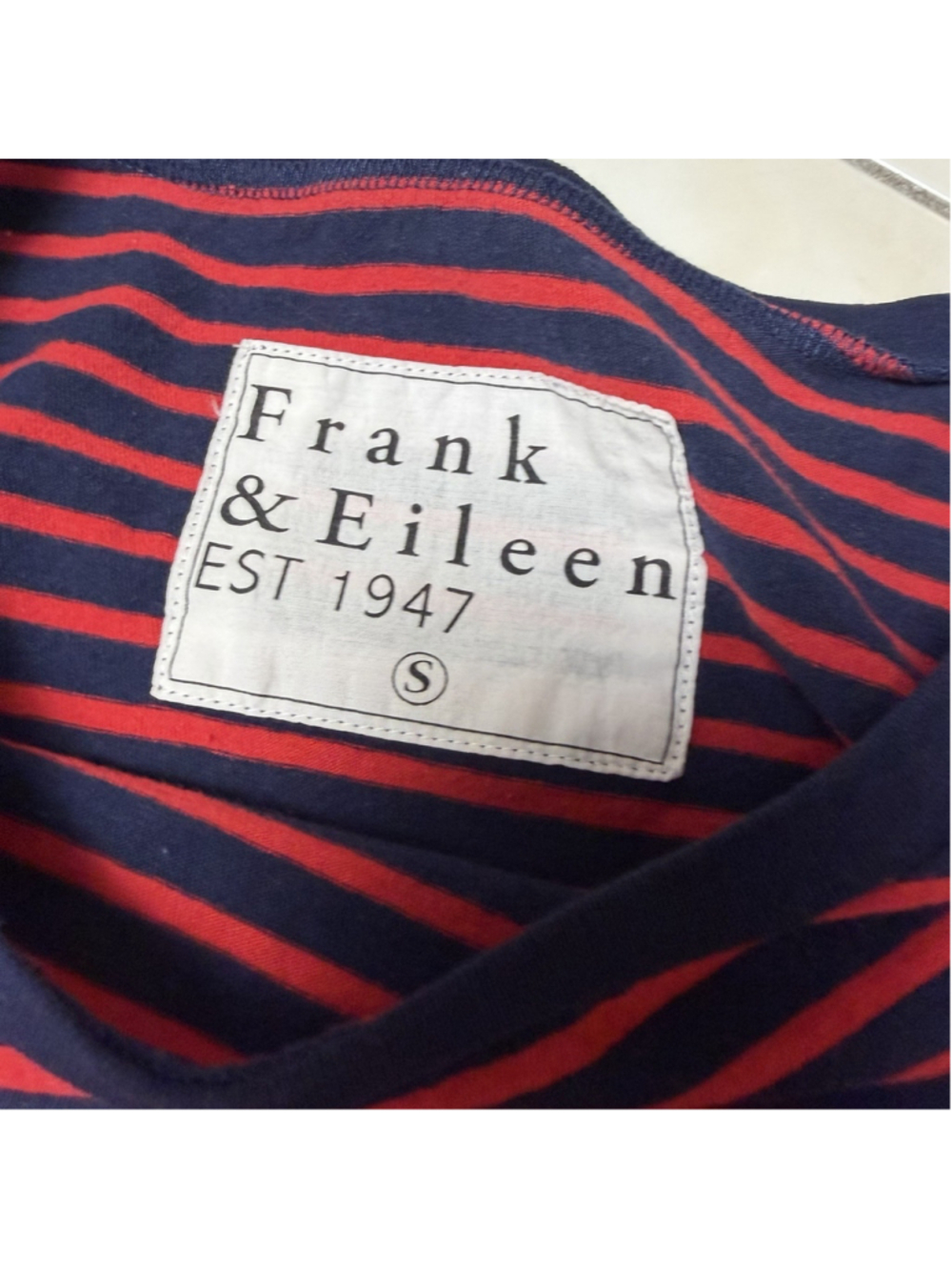 Frank & Eileen Josephine LOT x2 French Stripe Boxy Tee S Red/White & Navy/Blue - Picture 15 of 16